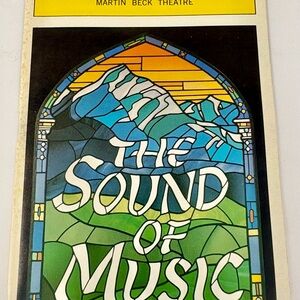 The Sound Of Music Playbill Martin Beck Theatre NYC Broadway May 1998
